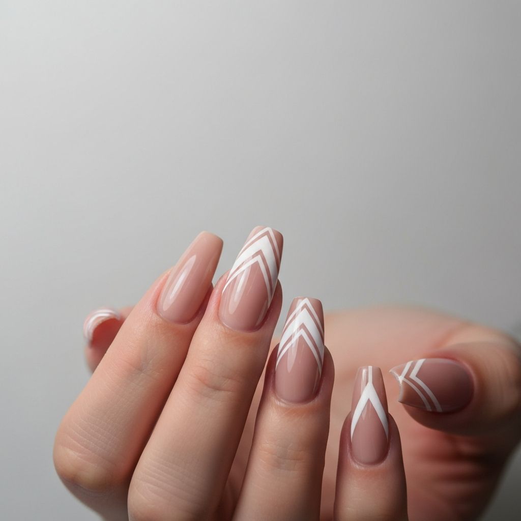 Geometric nail design